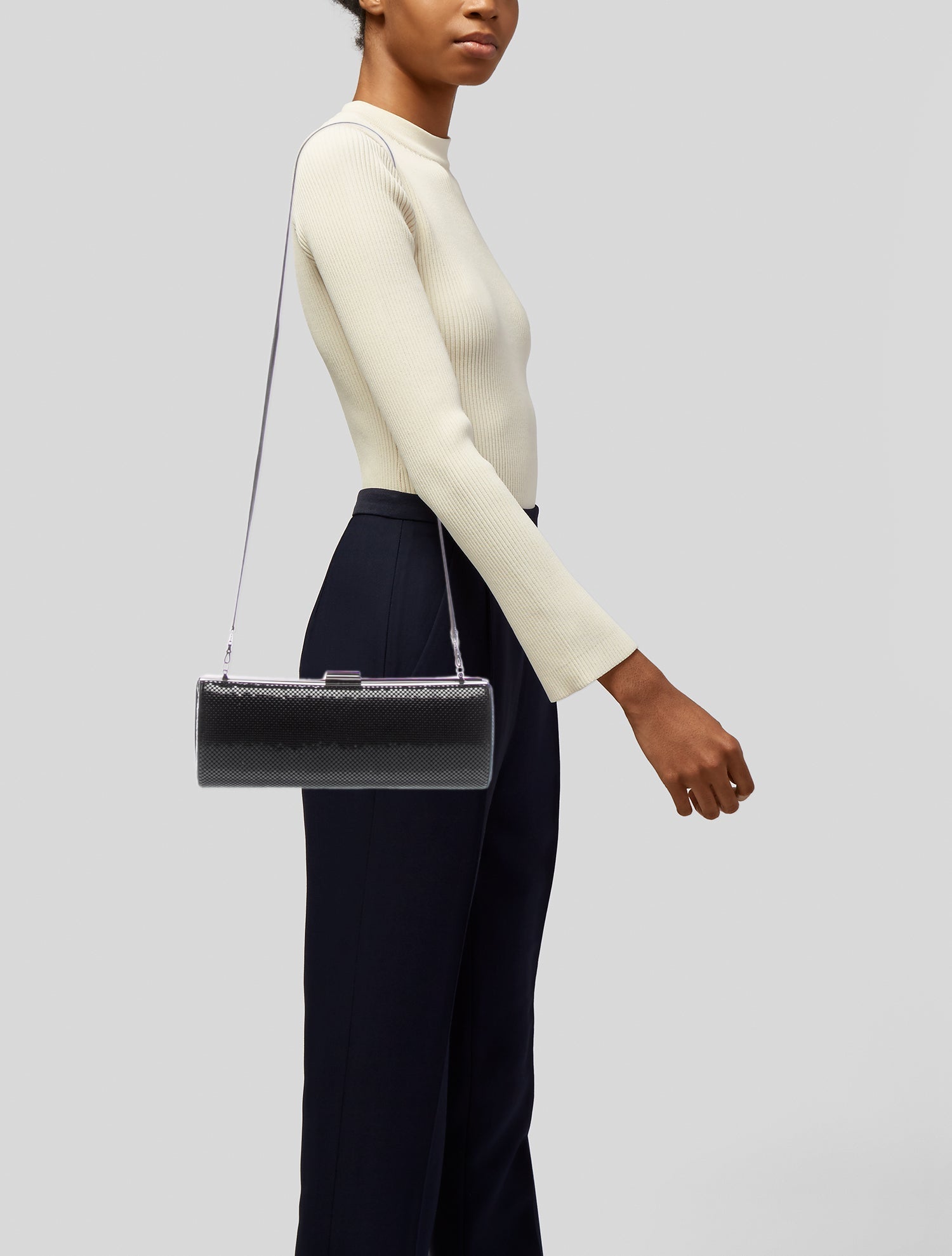 Whiting & Davis Metal Shoulder Bag