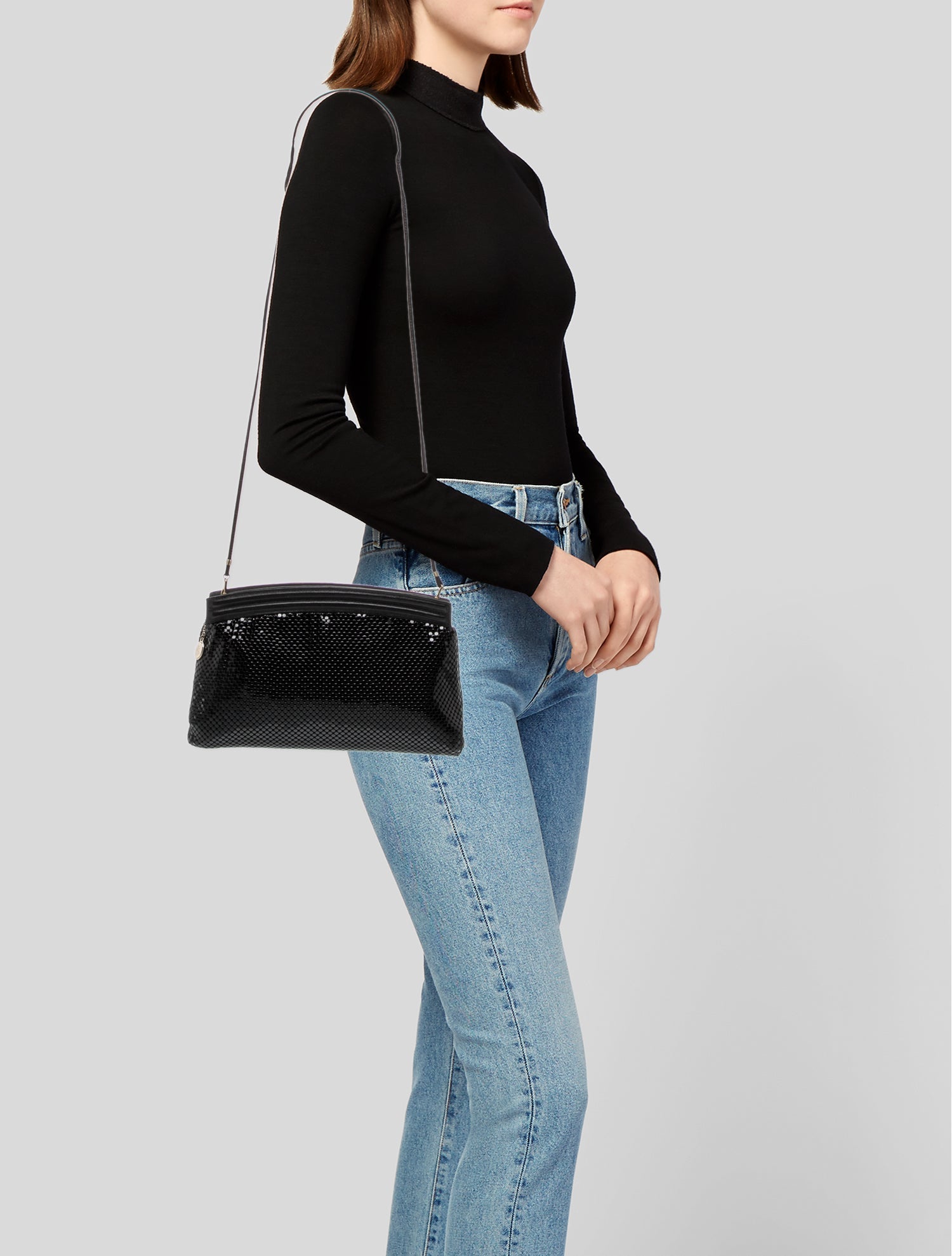 Whiting & Davis Metal Shoulder Bag