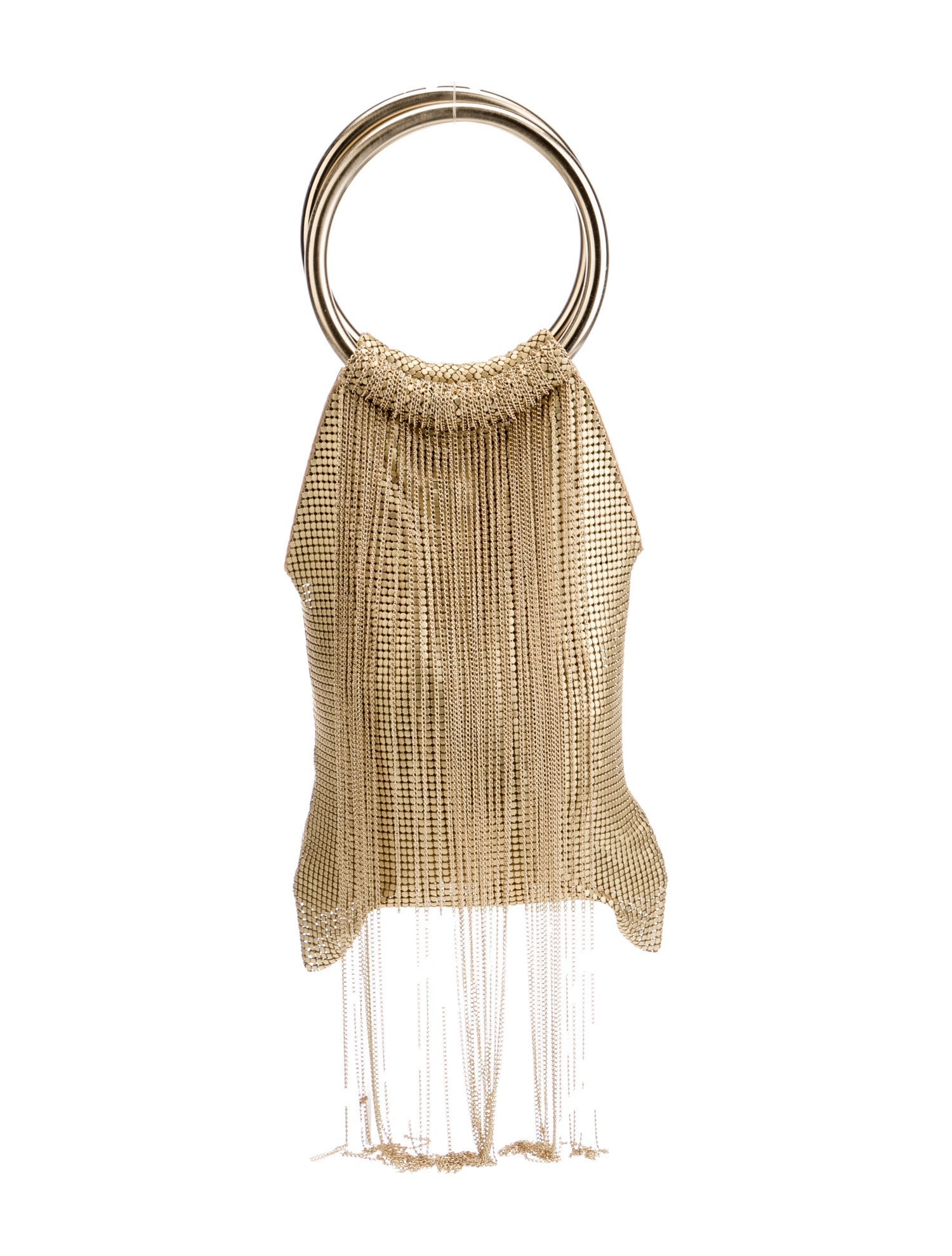 Whiting & Davis Metal Top Handle Bag