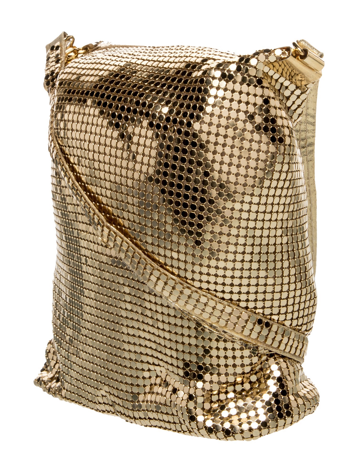 Whiting & Davis Metal Crossbody Bag