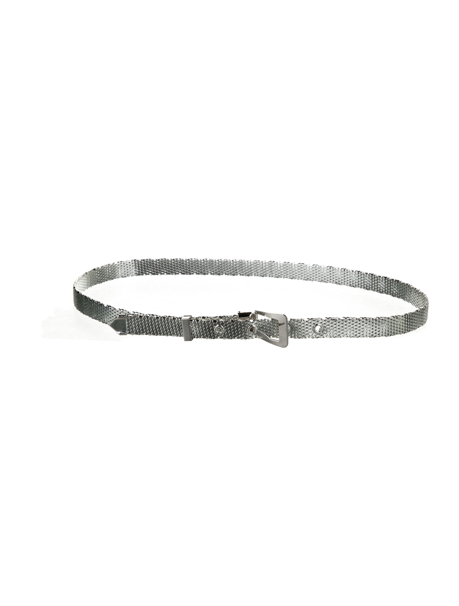 Whiting & Davis Skinny Metal Waist Belt
