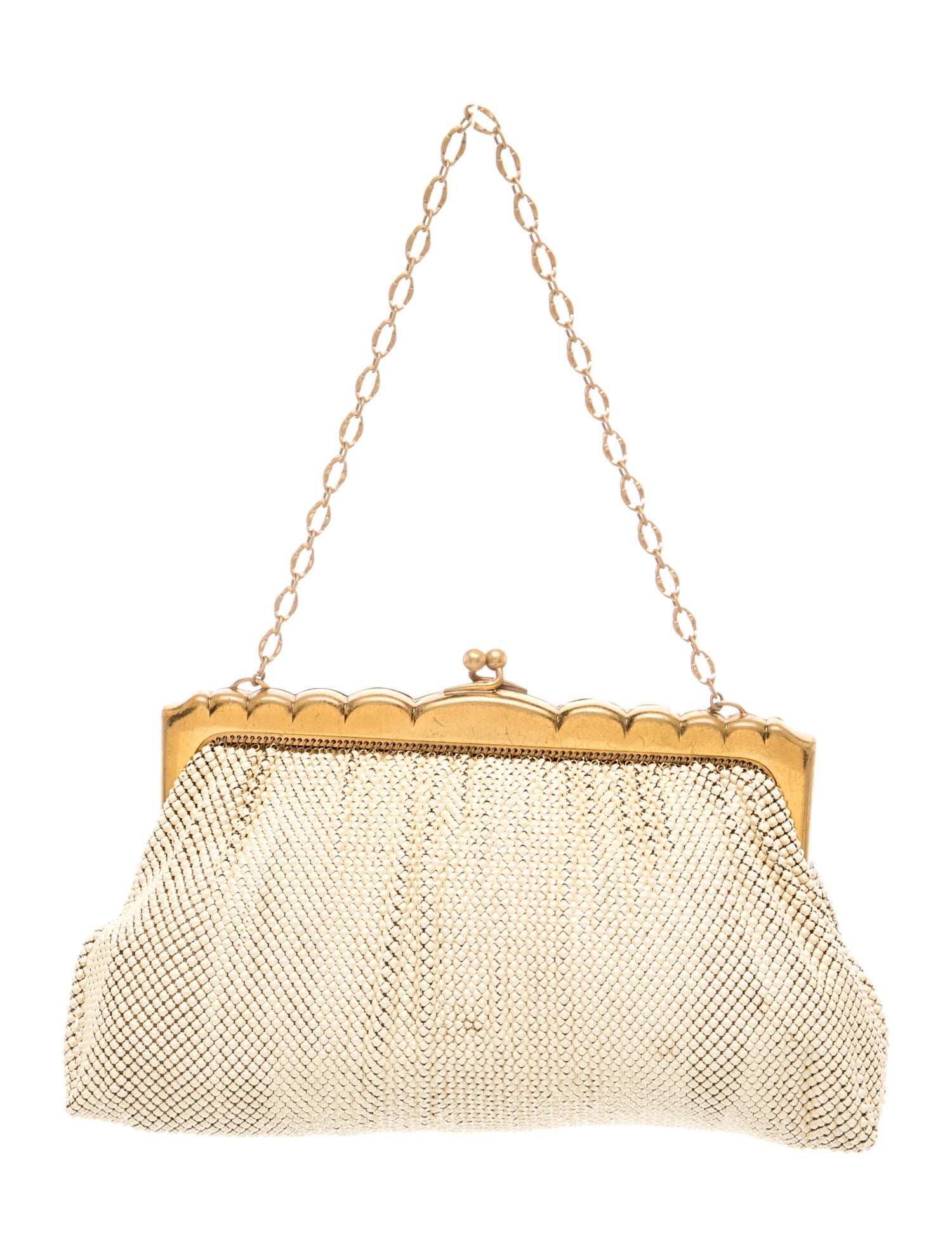 Whiting & Davis Mesh Top Handle Bag