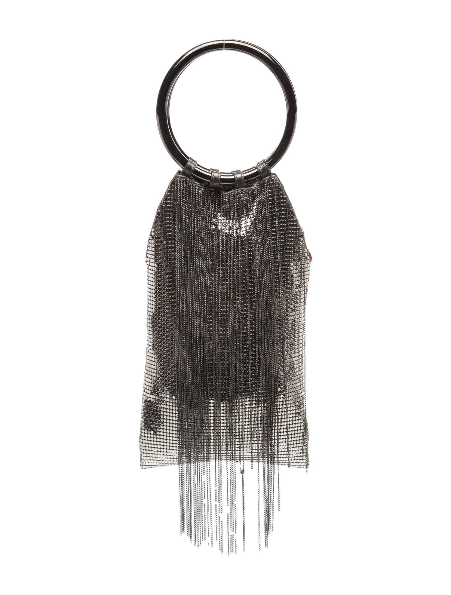 Whiting & Davis Metal Top Handle Bag