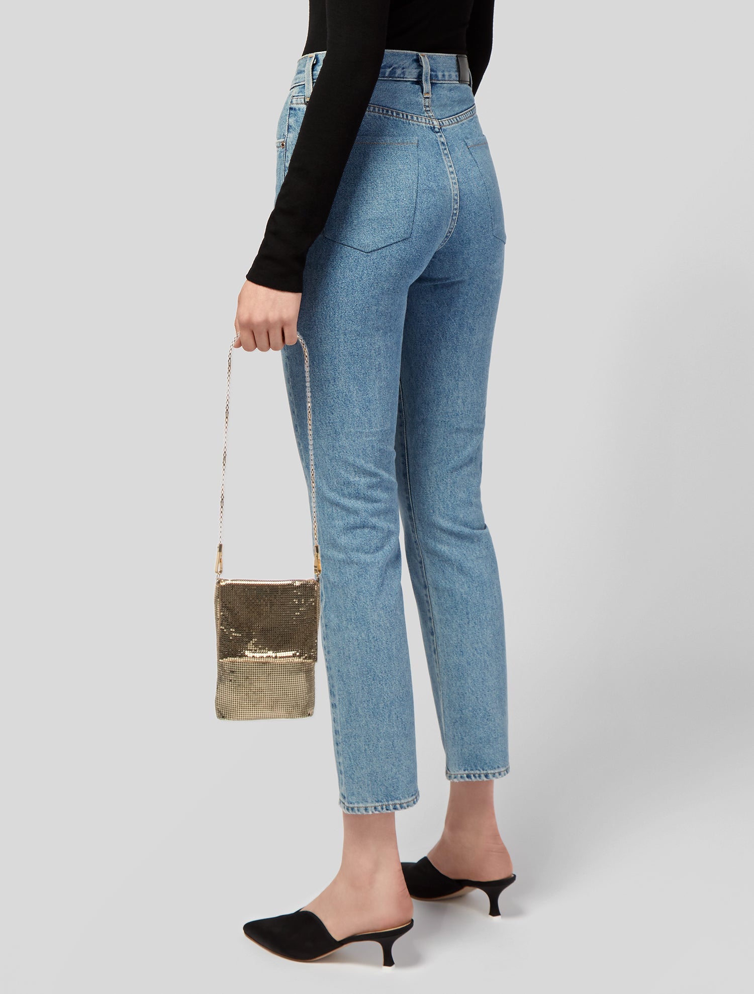 Whiting & Davis Metal Shoulder Bag