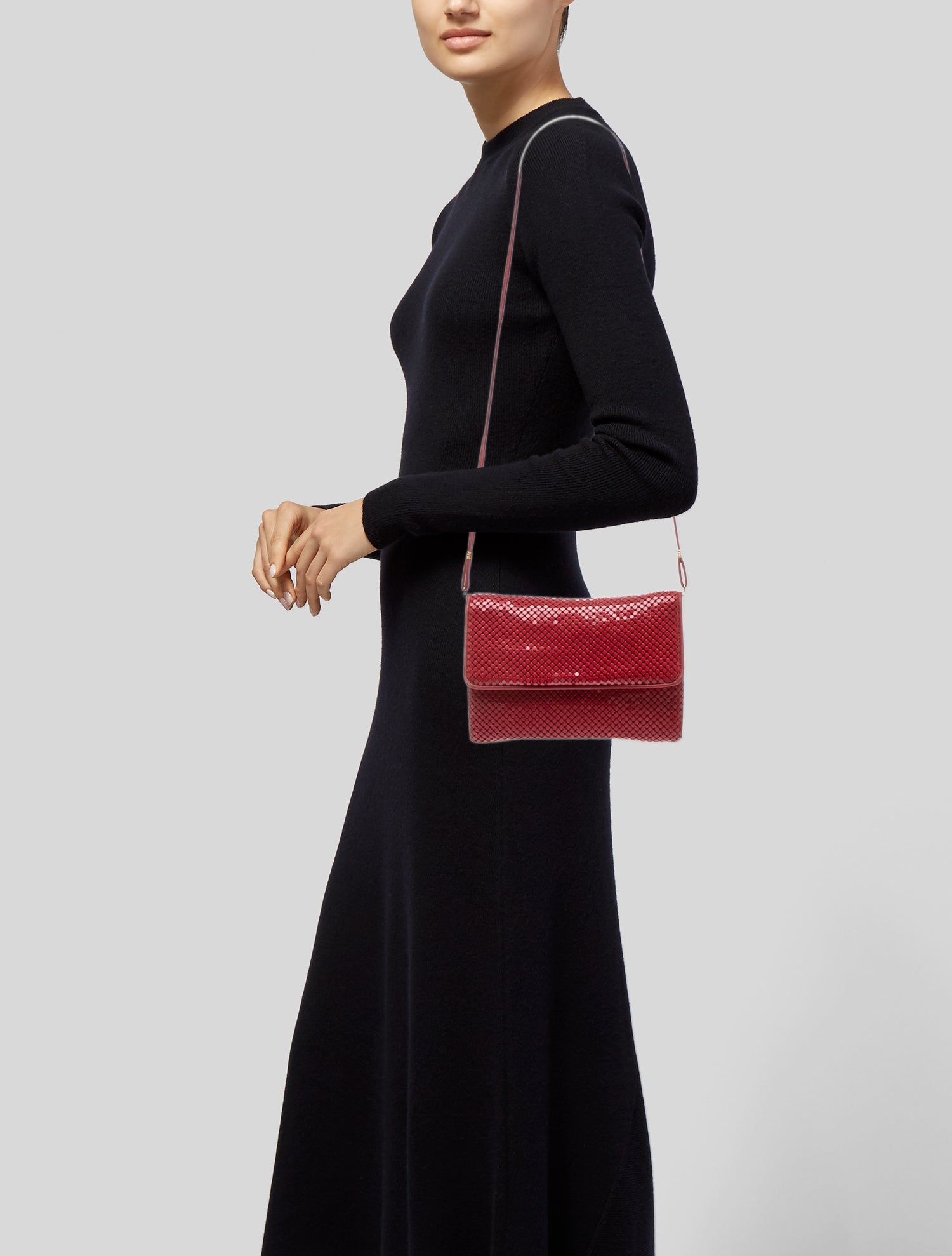 Whiting & Davis Metal Shoulder Bag