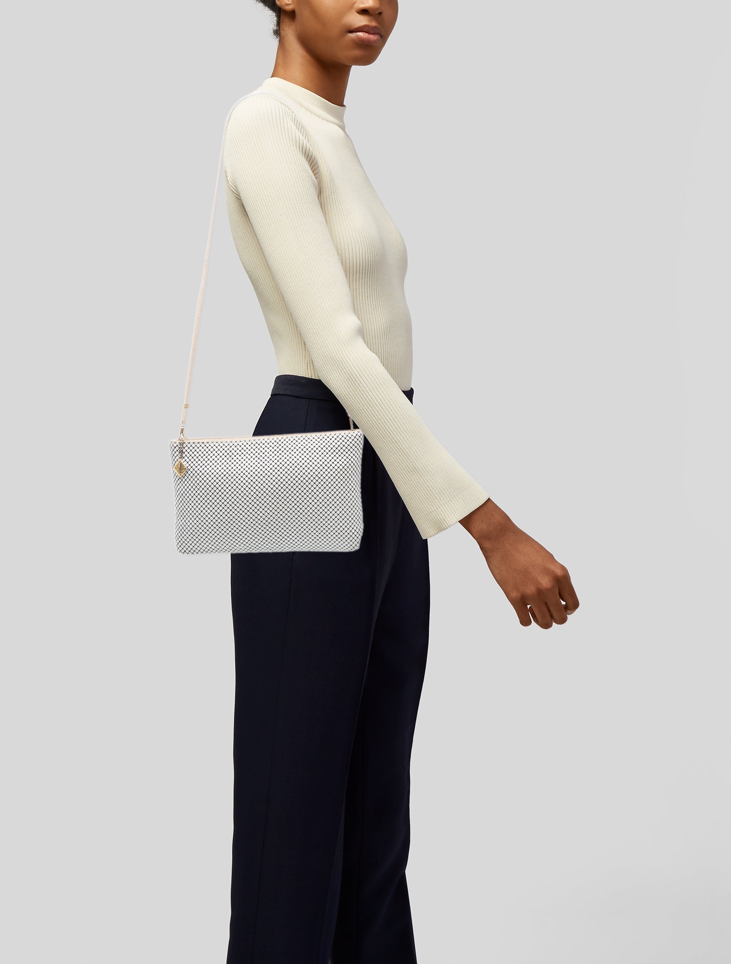 Whiting & Davis Mesh Shoulder Bag