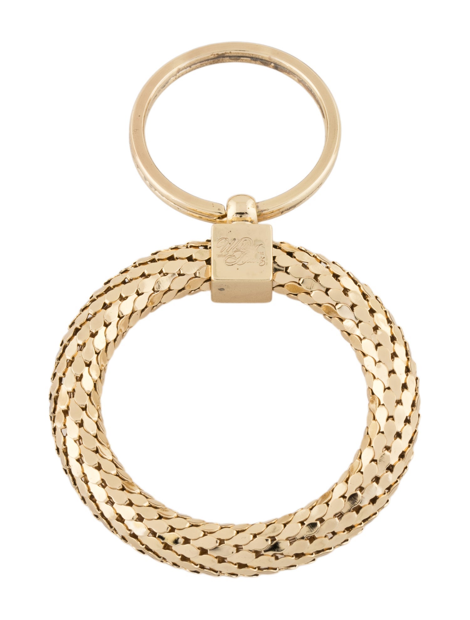 Whiting & Davis Metal Keychain