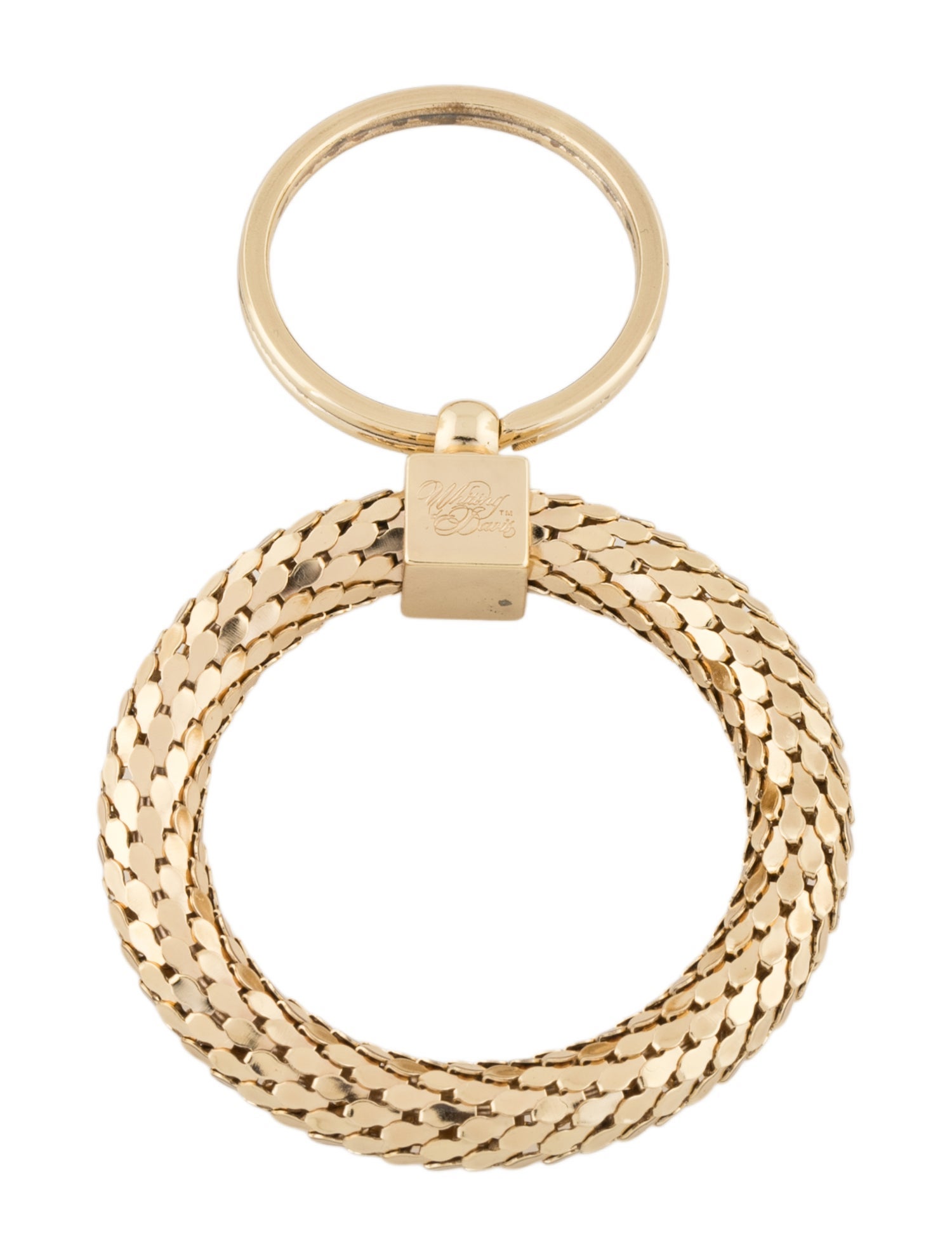 Whiting & Davis Metal Keychain