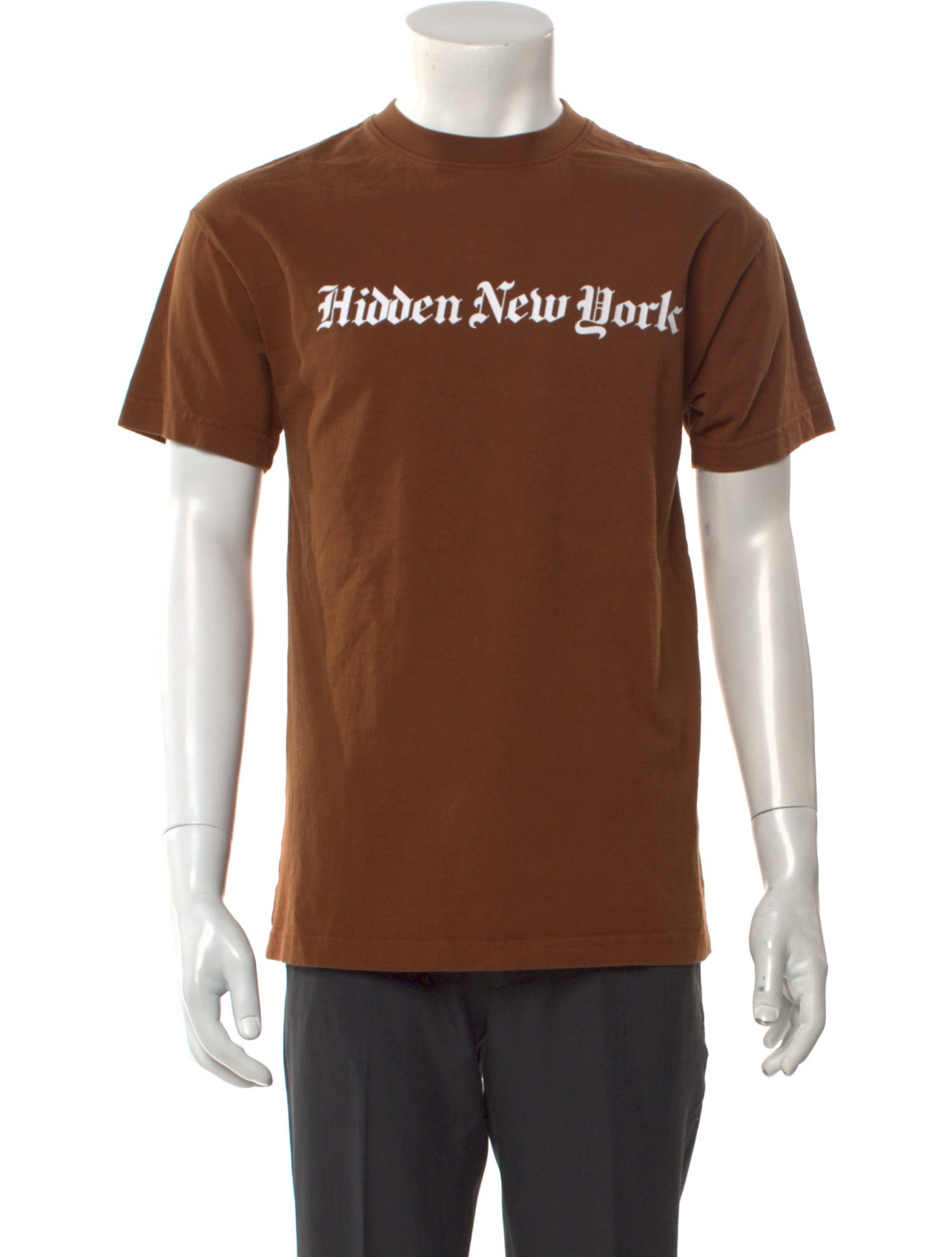 Hidden Graphic Print Crew Neck T-Shirt