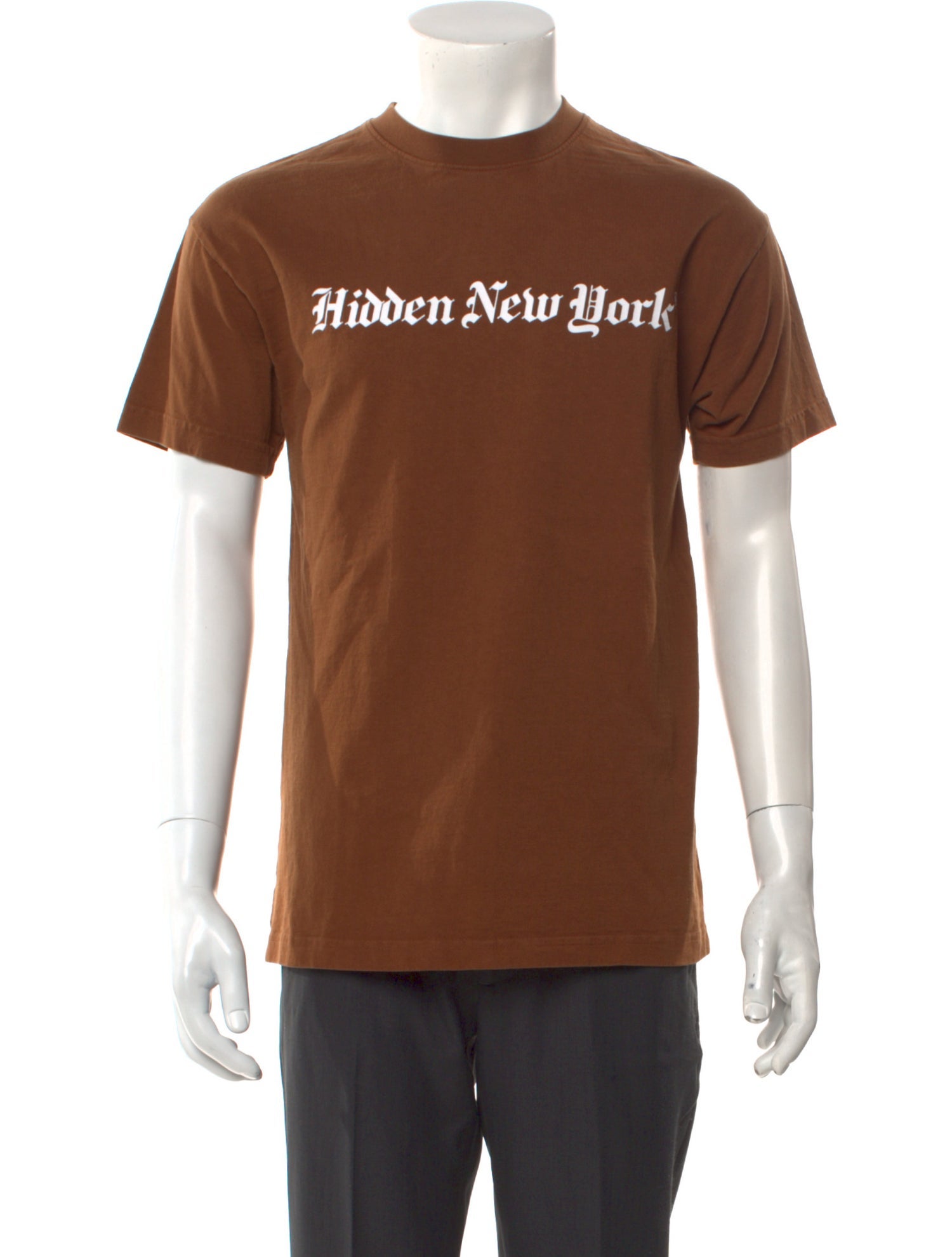 Hidden Graphic Print Crew Neck T-Shirt