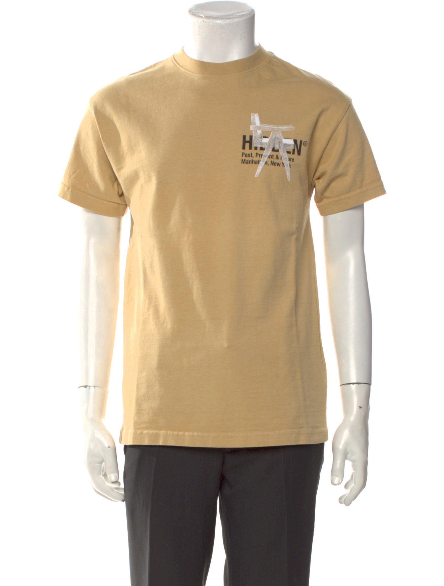 Hidden Graphic Print Crew Neck T-Shirt