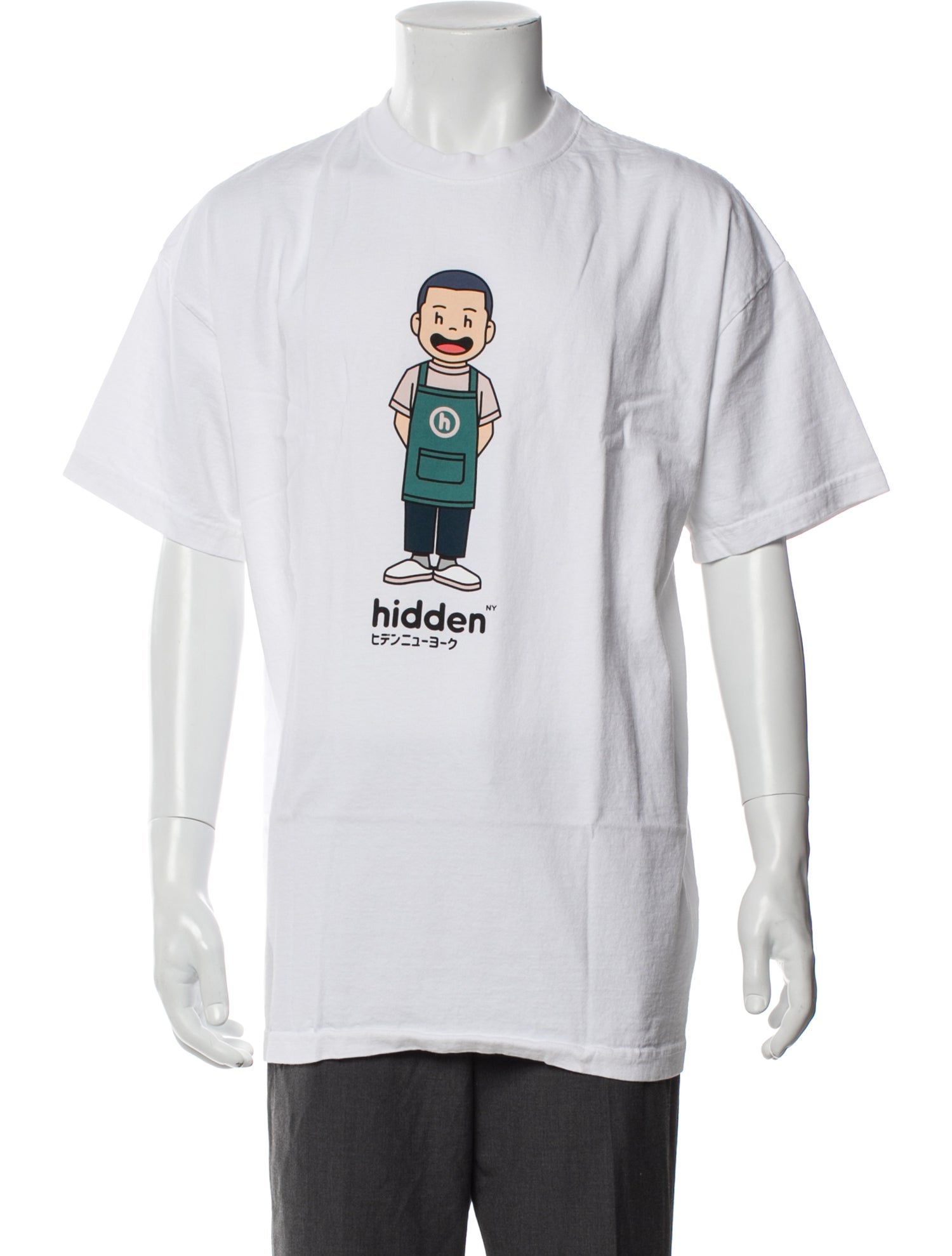 Hidden Graphic Print Crew Neck T-Shirt
