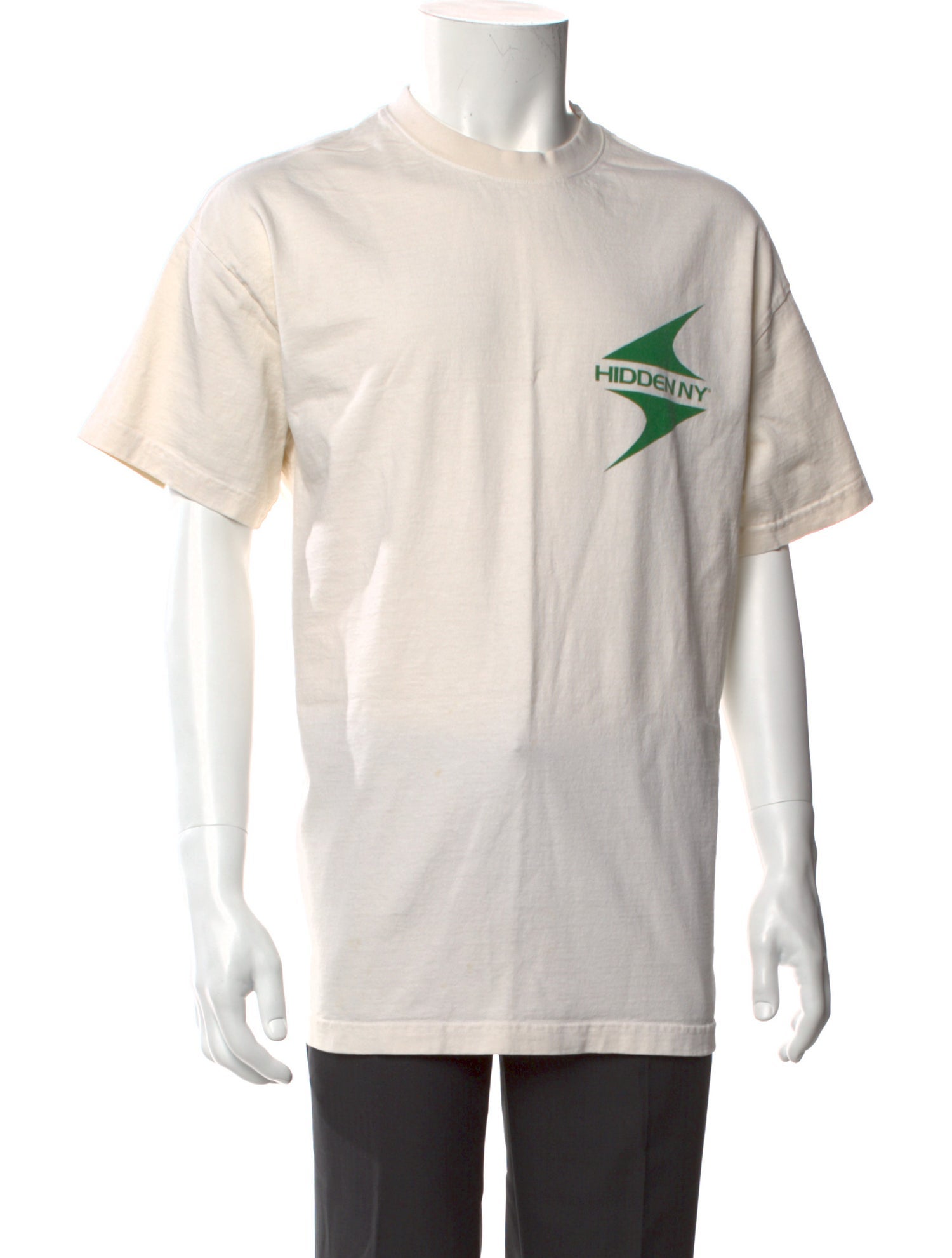 Hidden Graphic Print Crew Neck T-Shirt