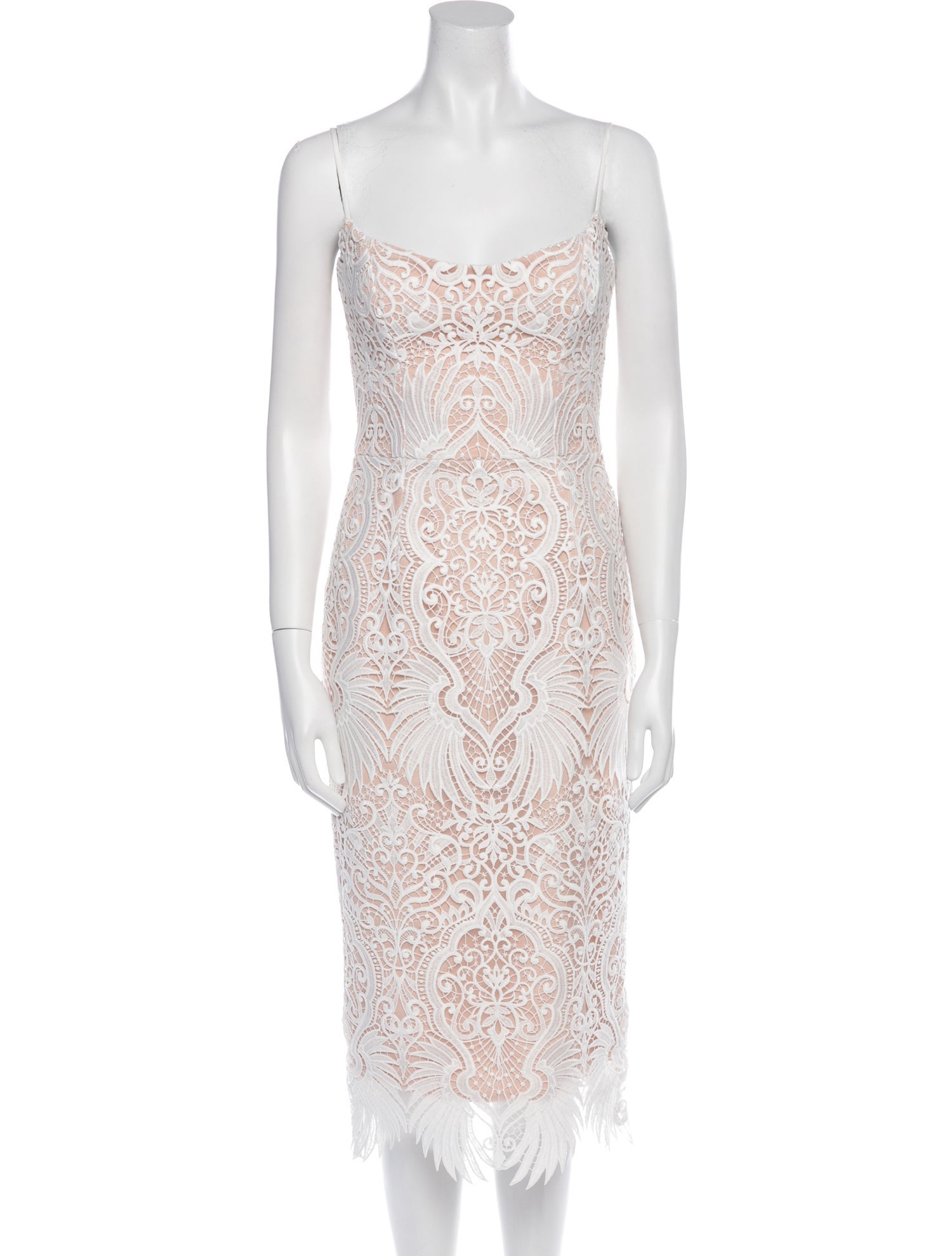 Helsi Lace Pattern Midi Length Dress