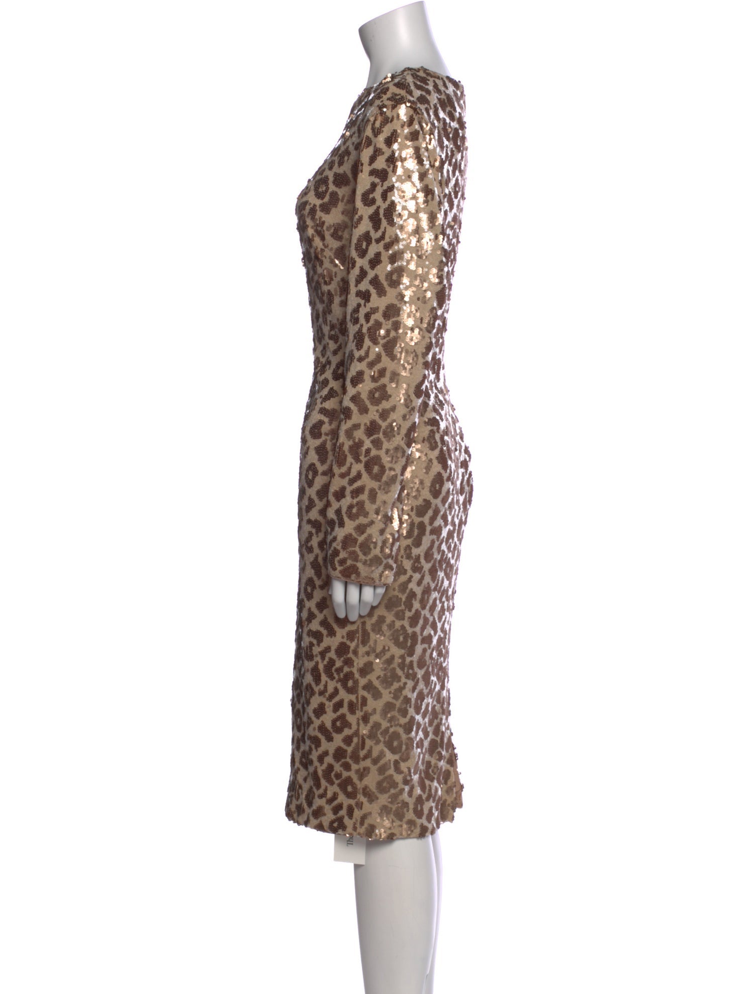 Helsi Animal Print Knee-Length Dress w/ Tags