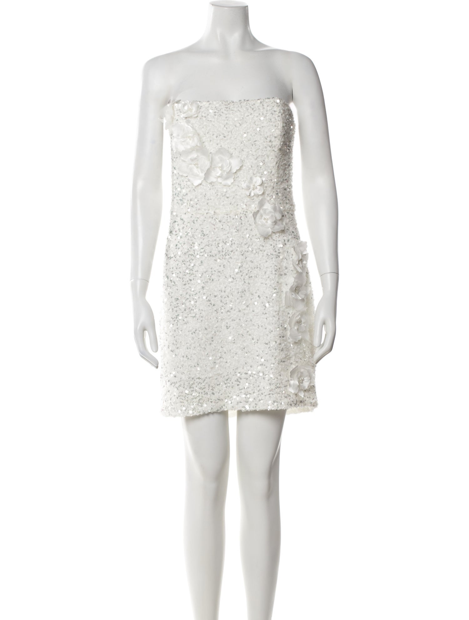 Helsi Strapless Mini Dress in White, Women's XL Helsi Strapless Mini Dress in White, Women's XL