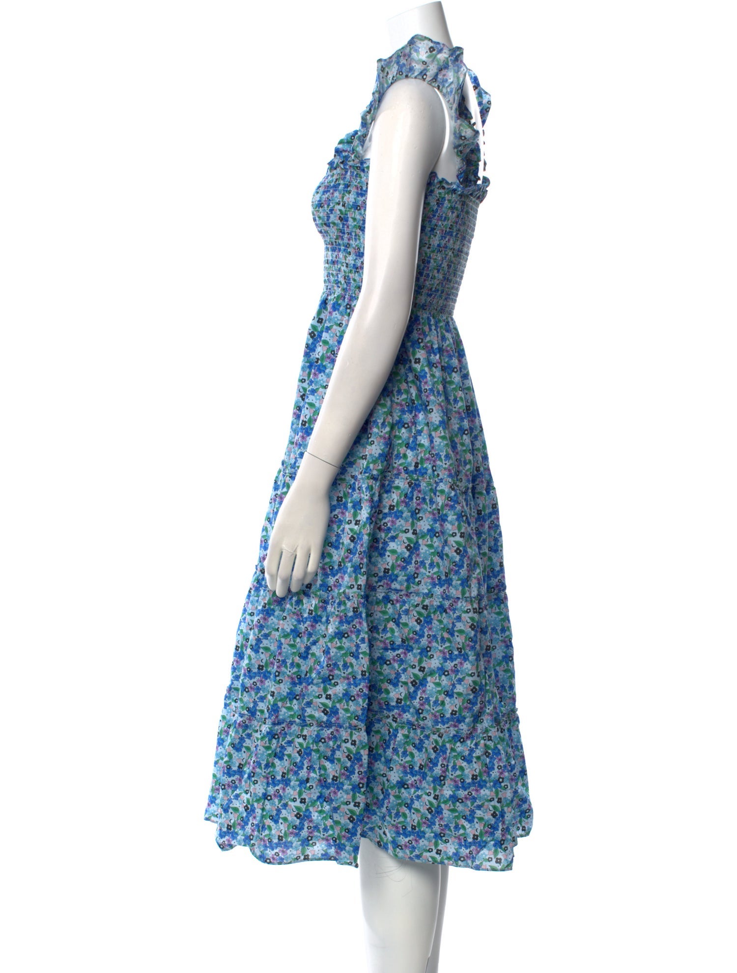 Hill House Home x Stephanie Fishwick Floral Print Midi Length Dress