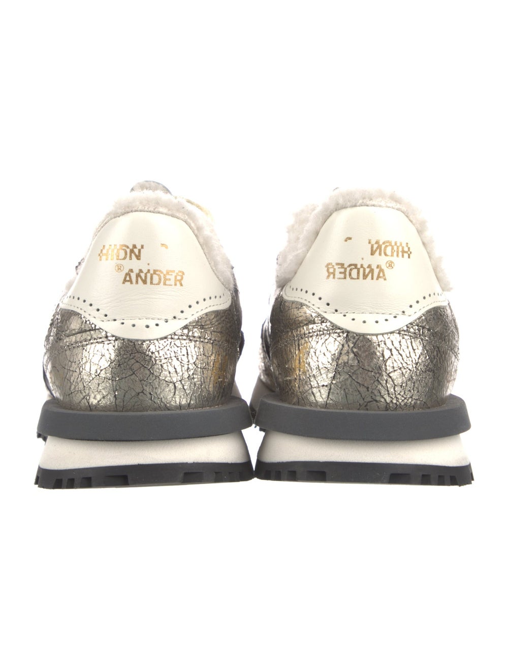 HIDNANDER Leather Colorblock Pattern Sneakers - image 4