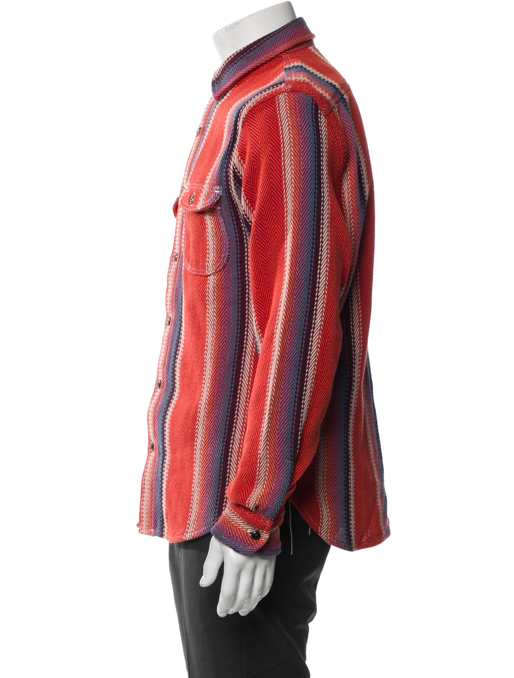 Hiroshi Kato Plaid Print Denim Jacket