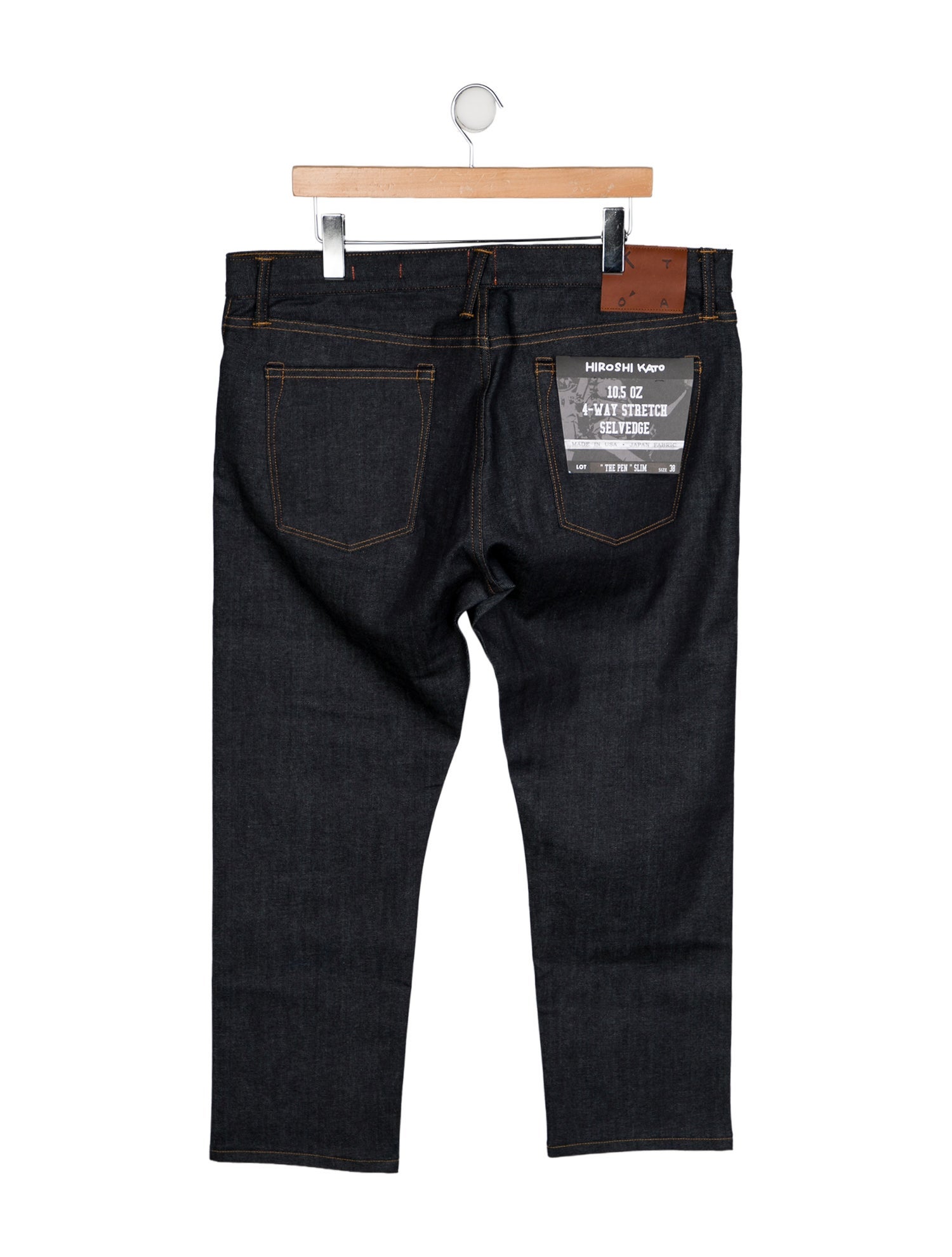 Hiroshi Kato 'The Pen' Straight-Leg Jeans w/ Tags