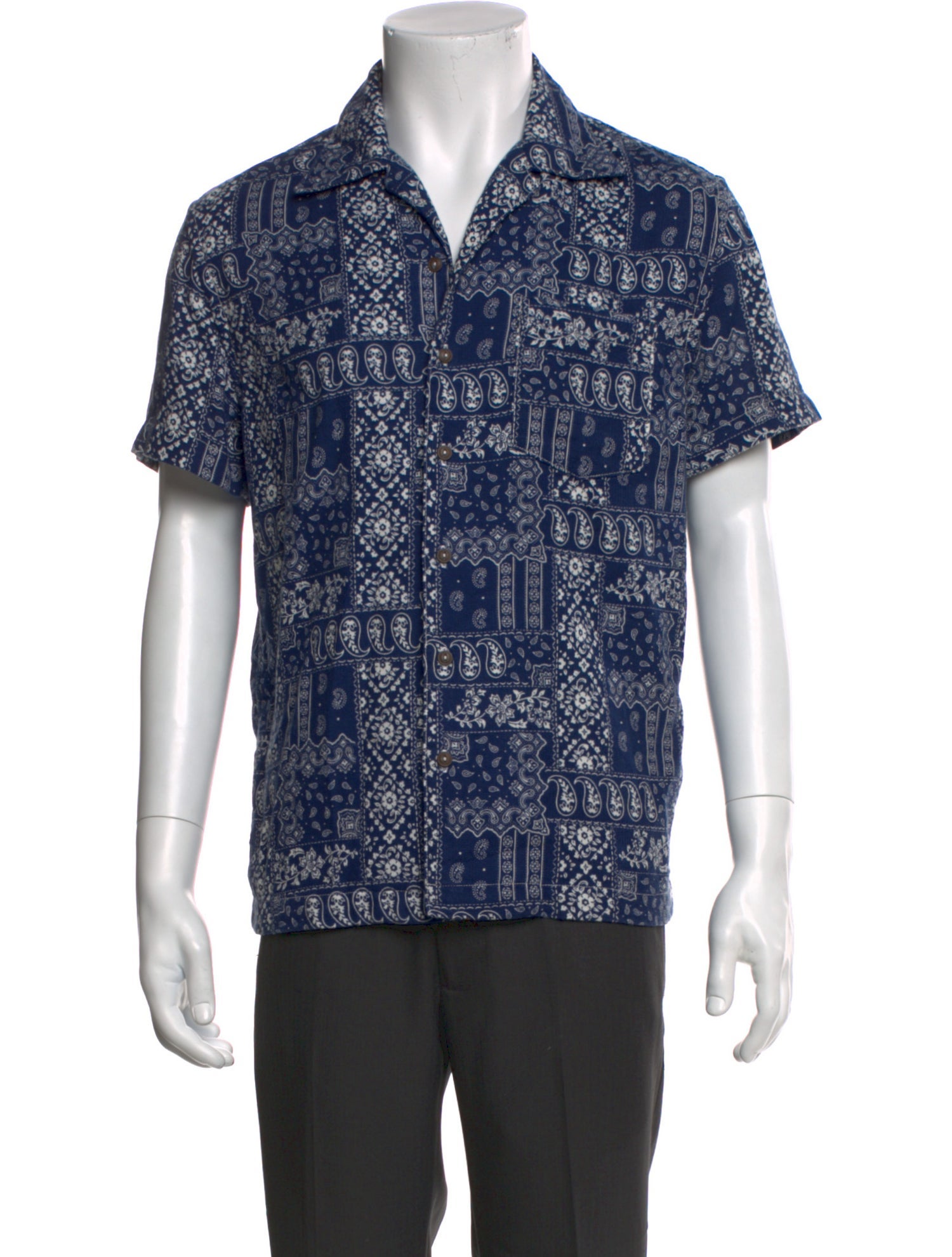 Hiroshi Kato Floral Print Short Sleeve Shirt