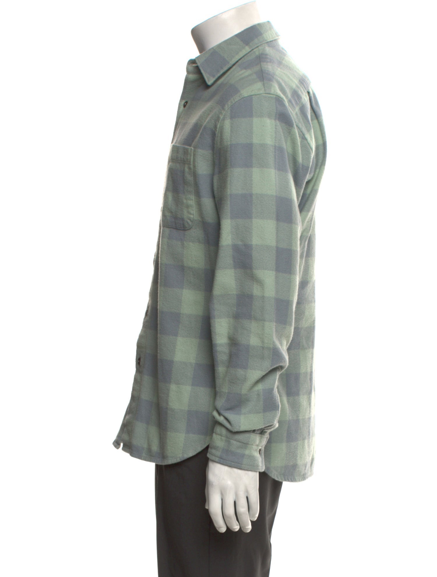 Hiroshi Kato Plaid Print Long Sleeve Shirt