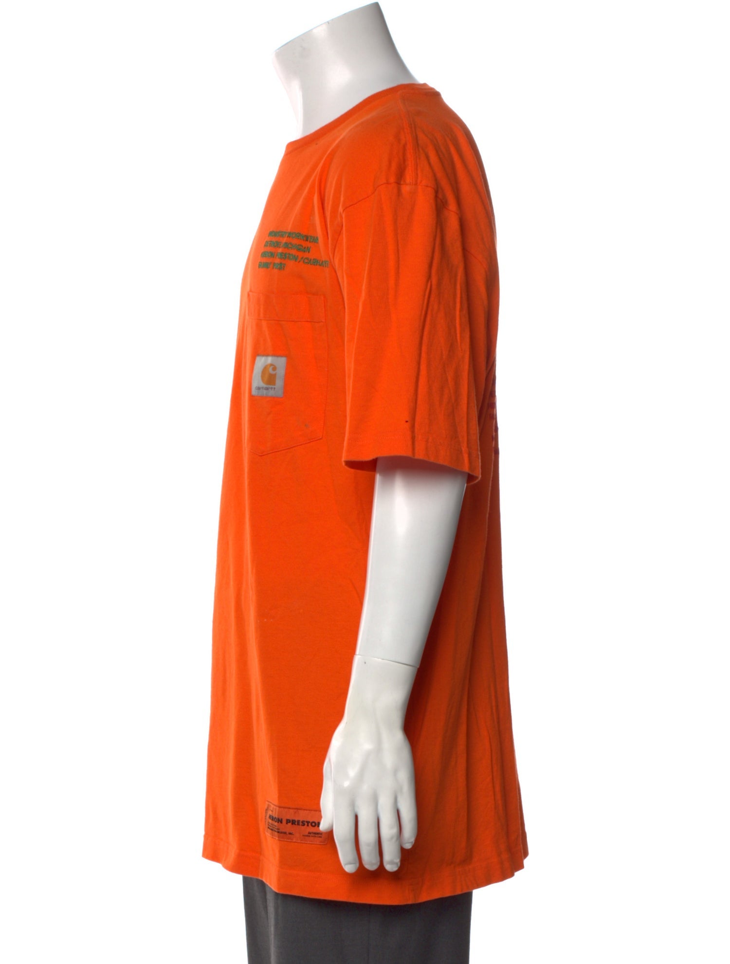 Heron Preston x Carhartt Graphic Print Crew Neck T-Shirt