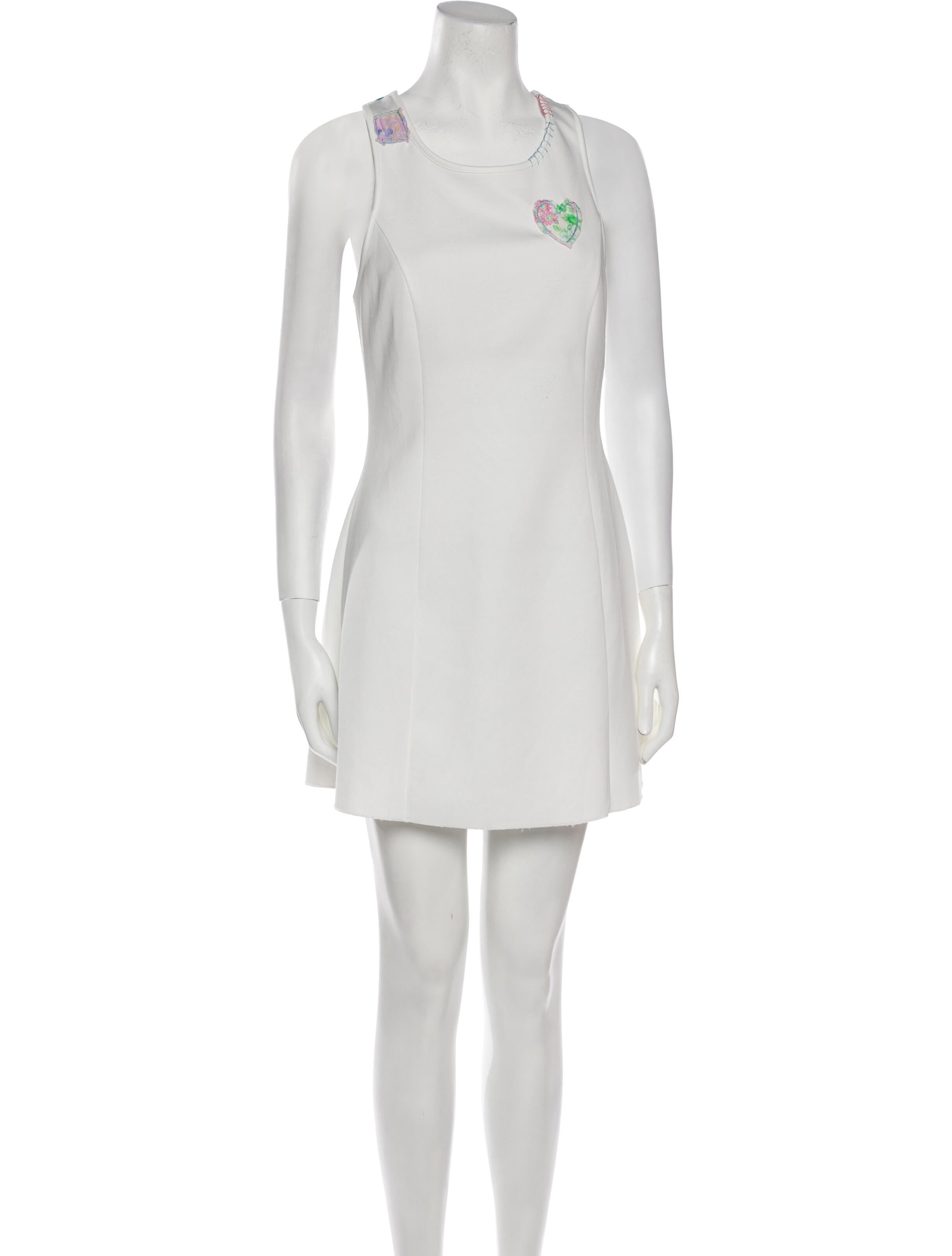 Hedge Scoop Neck Mini Dress