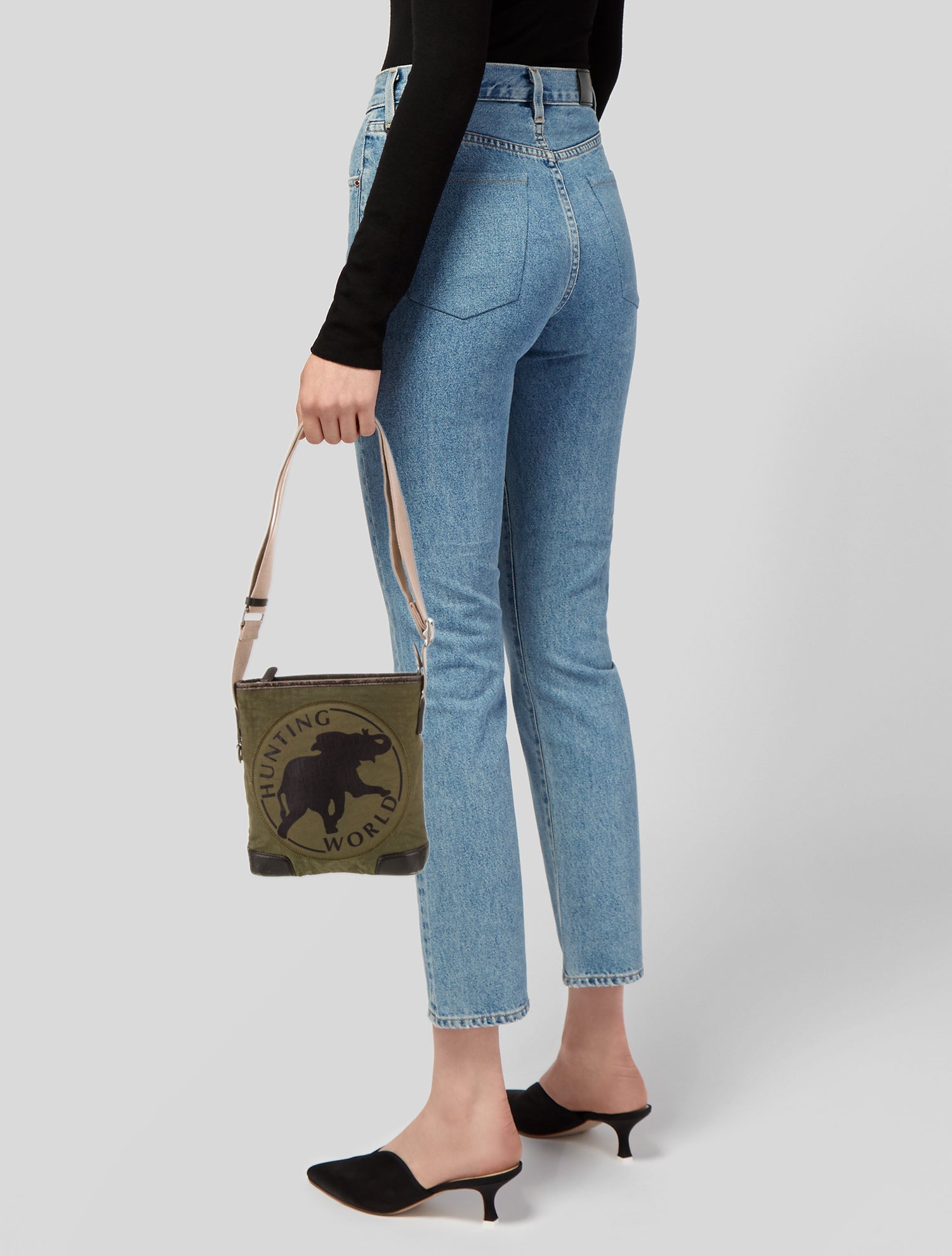 Hunting World Nylon Shoulder Bag Vintage