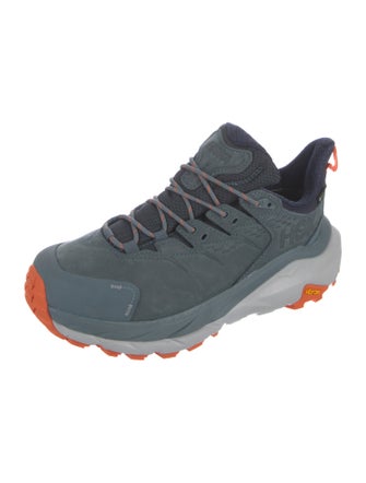 Hoka One One Suede Printed Athletic Sneakers