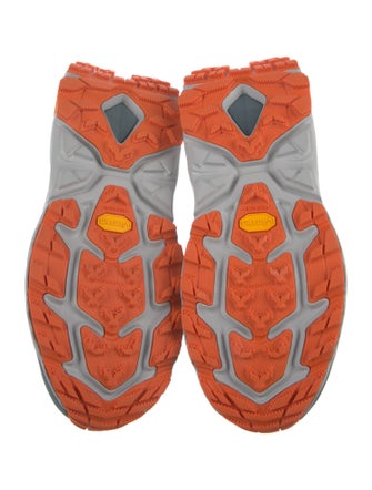 Hoka One One Suede Printed Athletic Sneakers