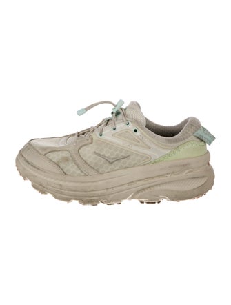 Hoka Mesh Embroidered Accent Chunky Sneakers