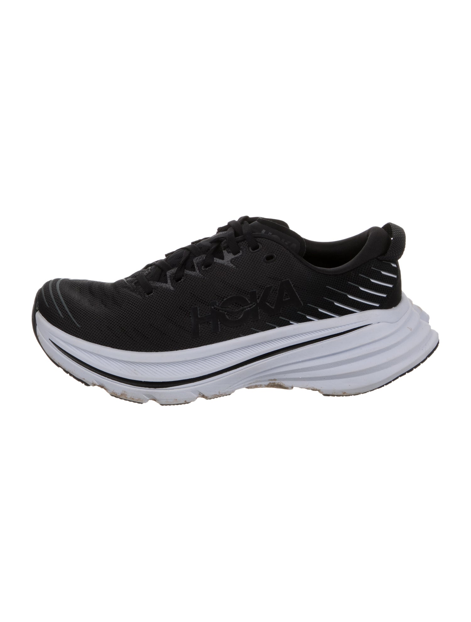 Hoka Mesh Colorblock Pattern Sneakers