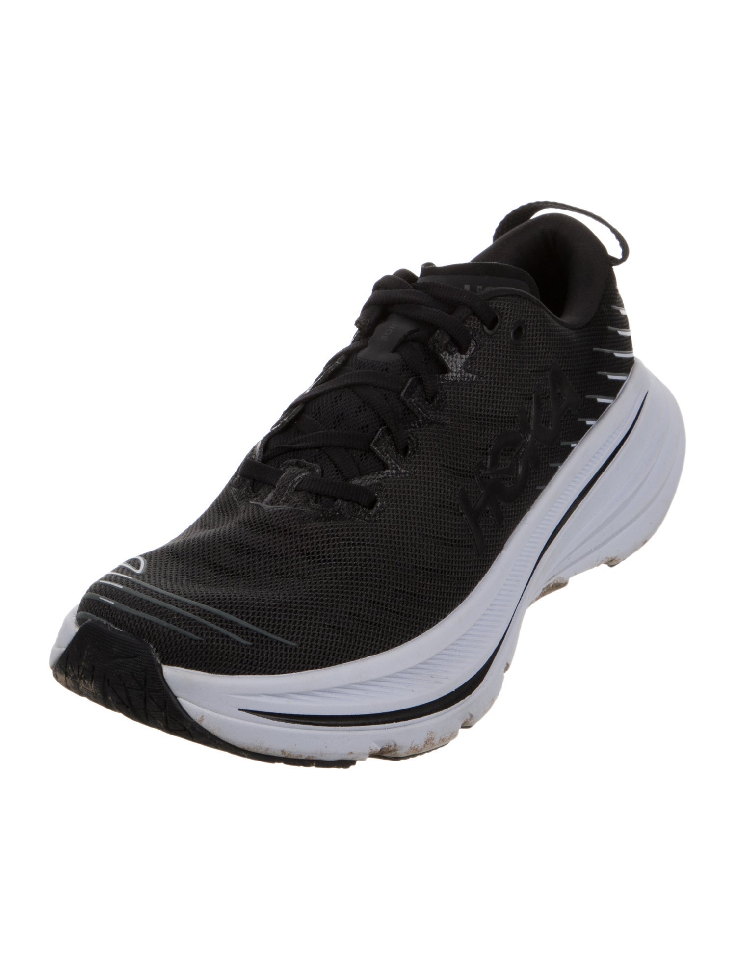Hoka Mesh Colorblock Pattern Sneakers