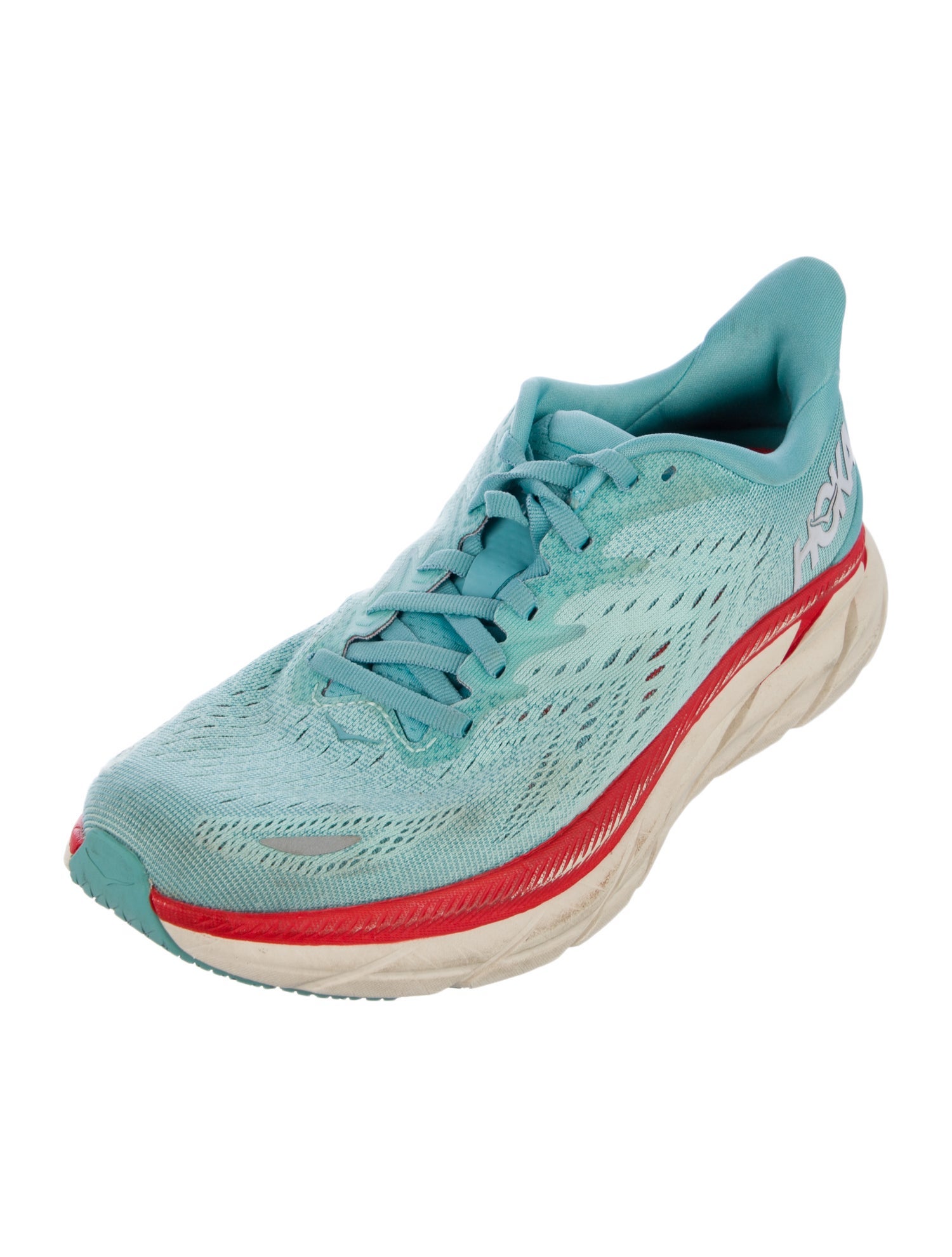 Hoka Mesh Colorblock Pattern Sneakers