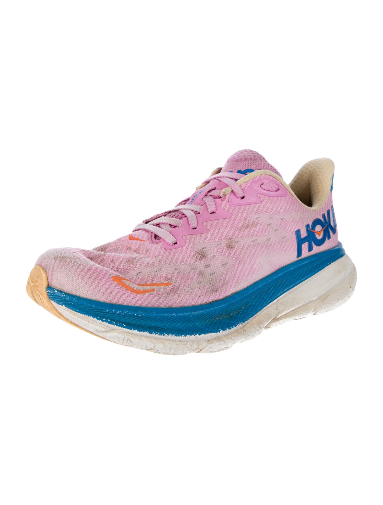Hoka Colorblock Pattern Athletic Sneakers