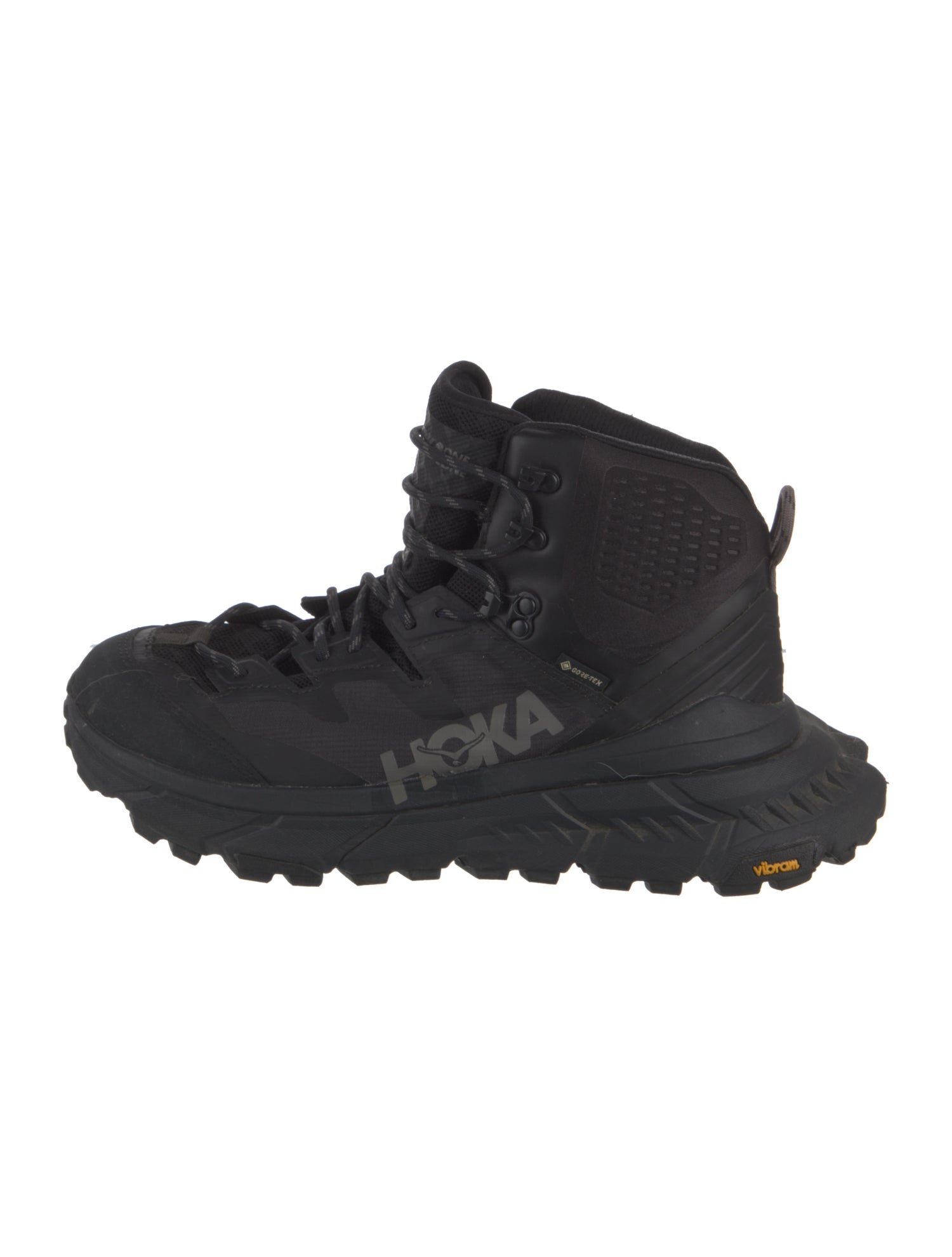 Hoka Nylon Lace-Up Boots