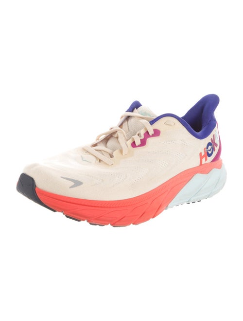 Hoka Mesh Colorblock Pattern Athletic Sneakers