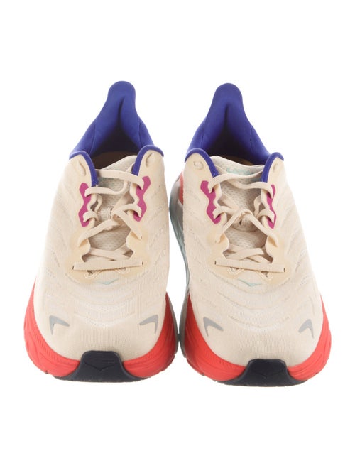 Hoka Mesh Colorblock Pattern Athletic Sneakers