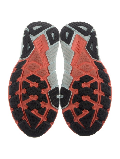 Hoka Mesh Colorblock Pattern Athletic Sneakers