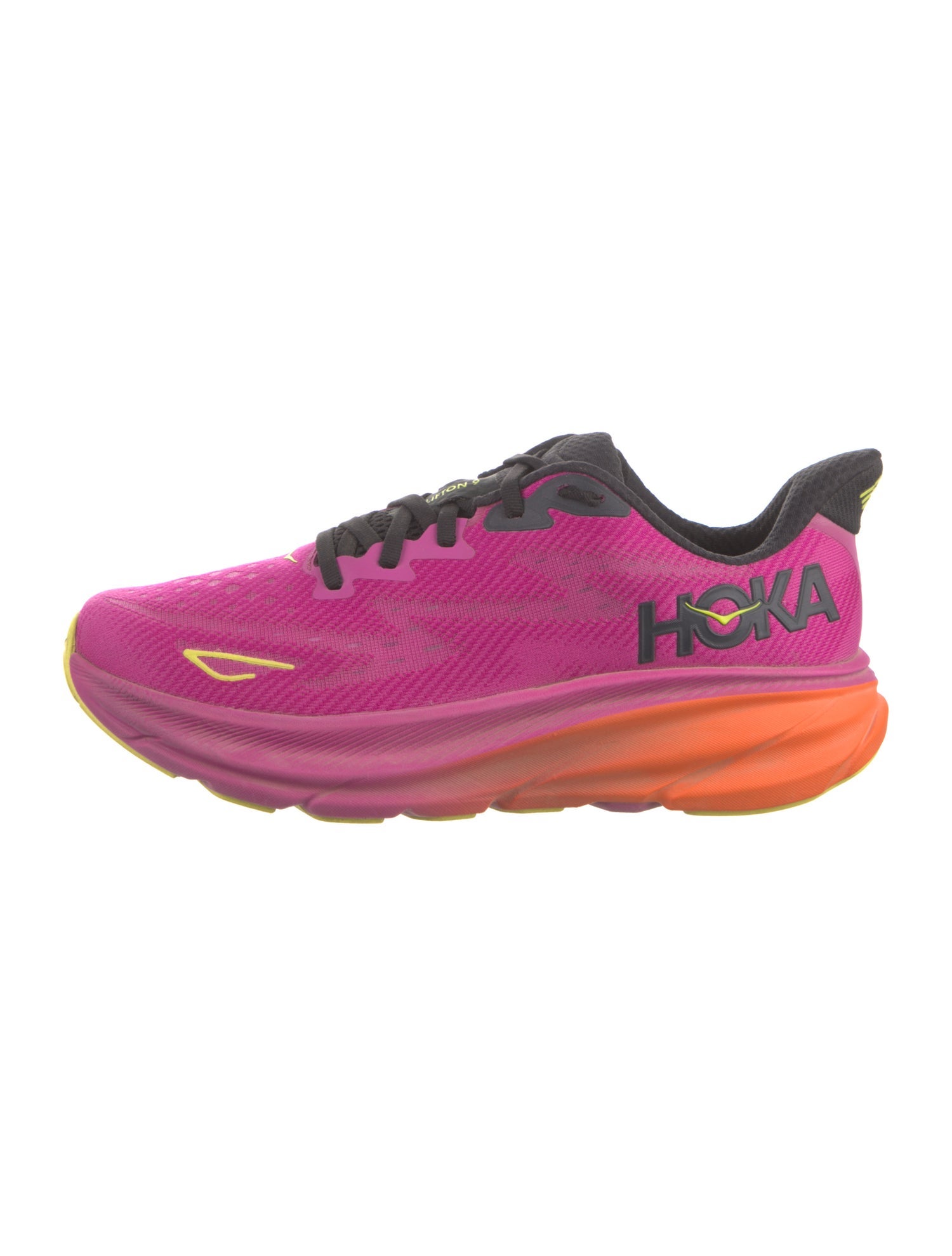 Hoka Mesh Colorblock Pattern Sneakers
