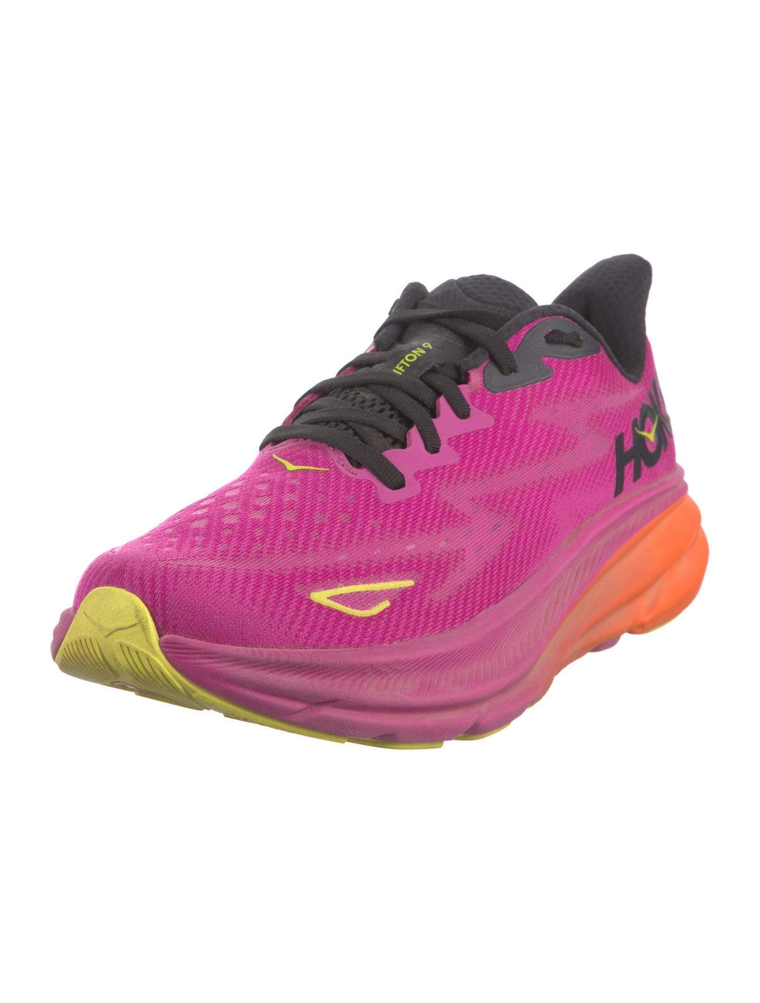 Hoka Mesh Colorblock Pattern Sneakers