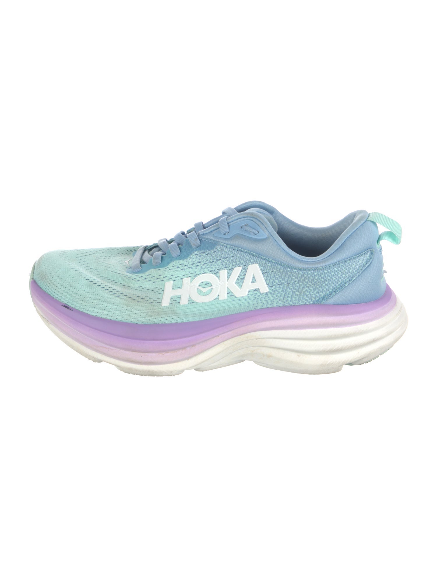 Hoka Mesh Graphic Print Athletic Sneakers