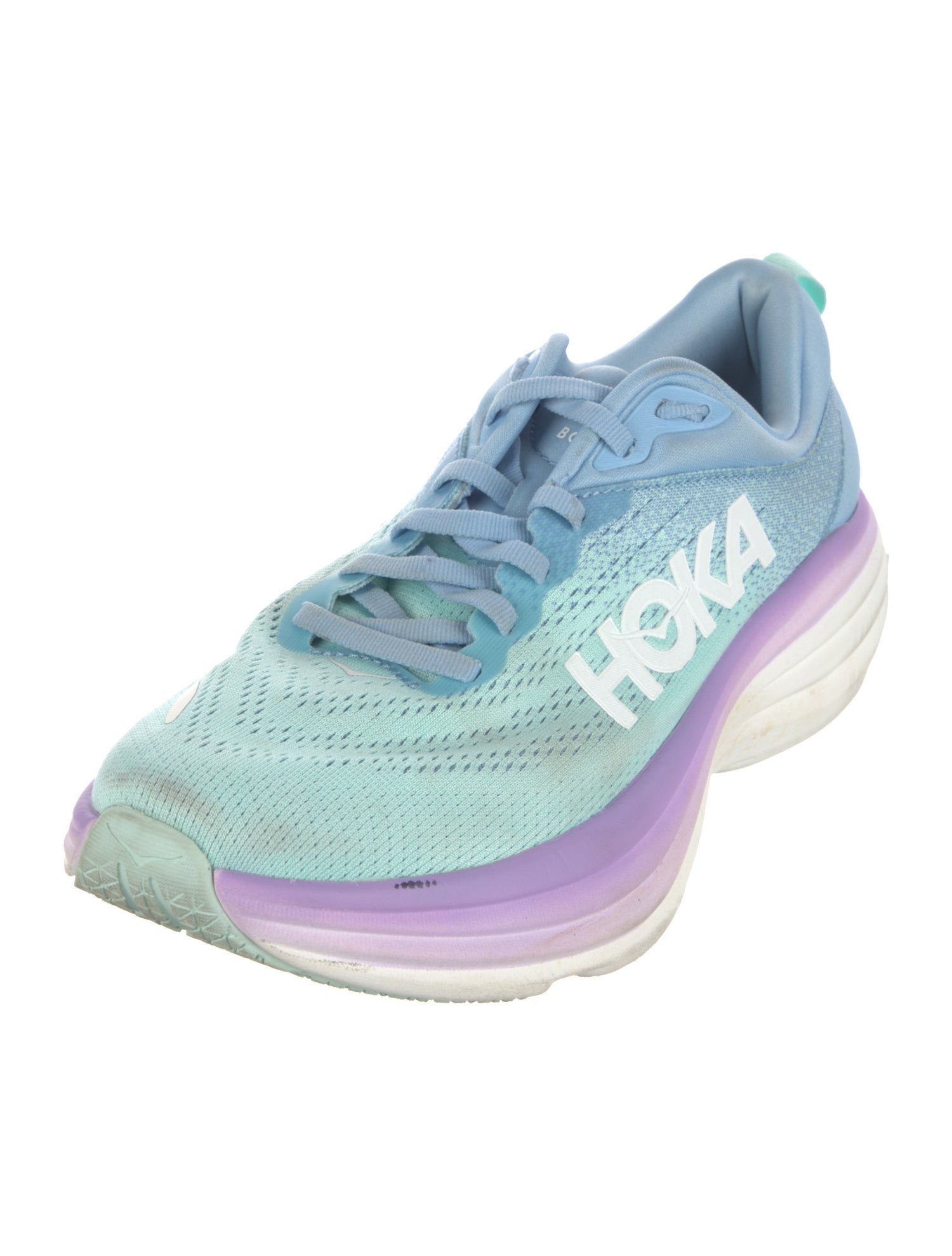 Hoka Mesh Graphic Print Athletic Sneakers