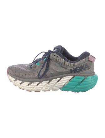 Hoka Mesh Mesh Accents Athletic Sneakers