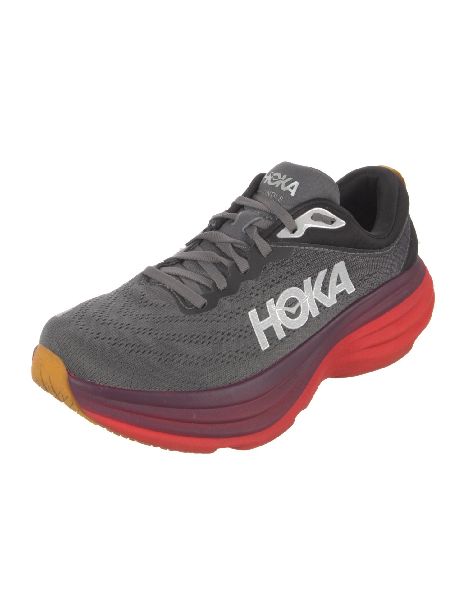 Hoka Mesh Colorblock Pattern Sneakers