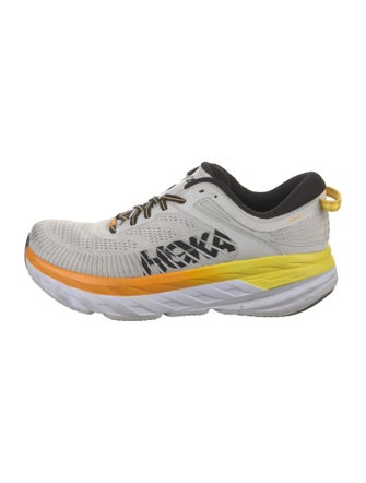 Hoka Mesh Colorblock Pattern Sneakers
