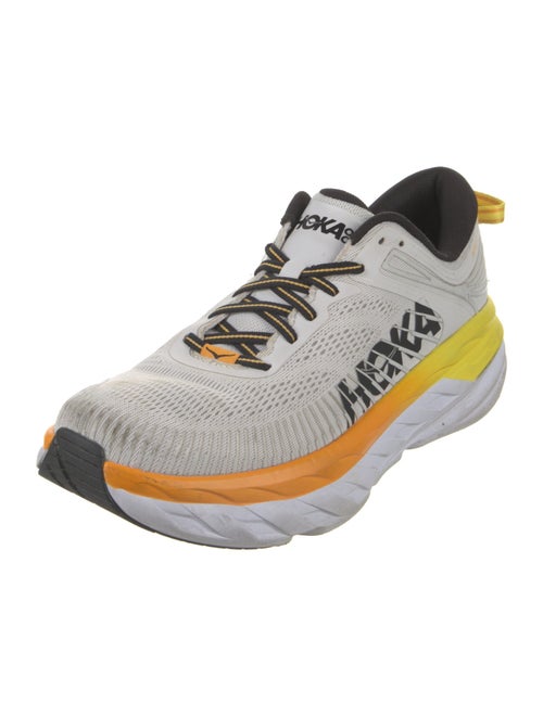 Hoka Mesh Colorblock Pattern Sneakers