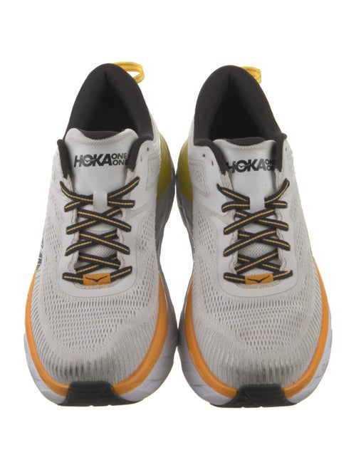 Hoka Mesh Colorblock Pattern Sneakers