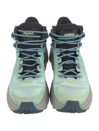 Hoka Mesh Colorblock Pattern Athletic Sneakers